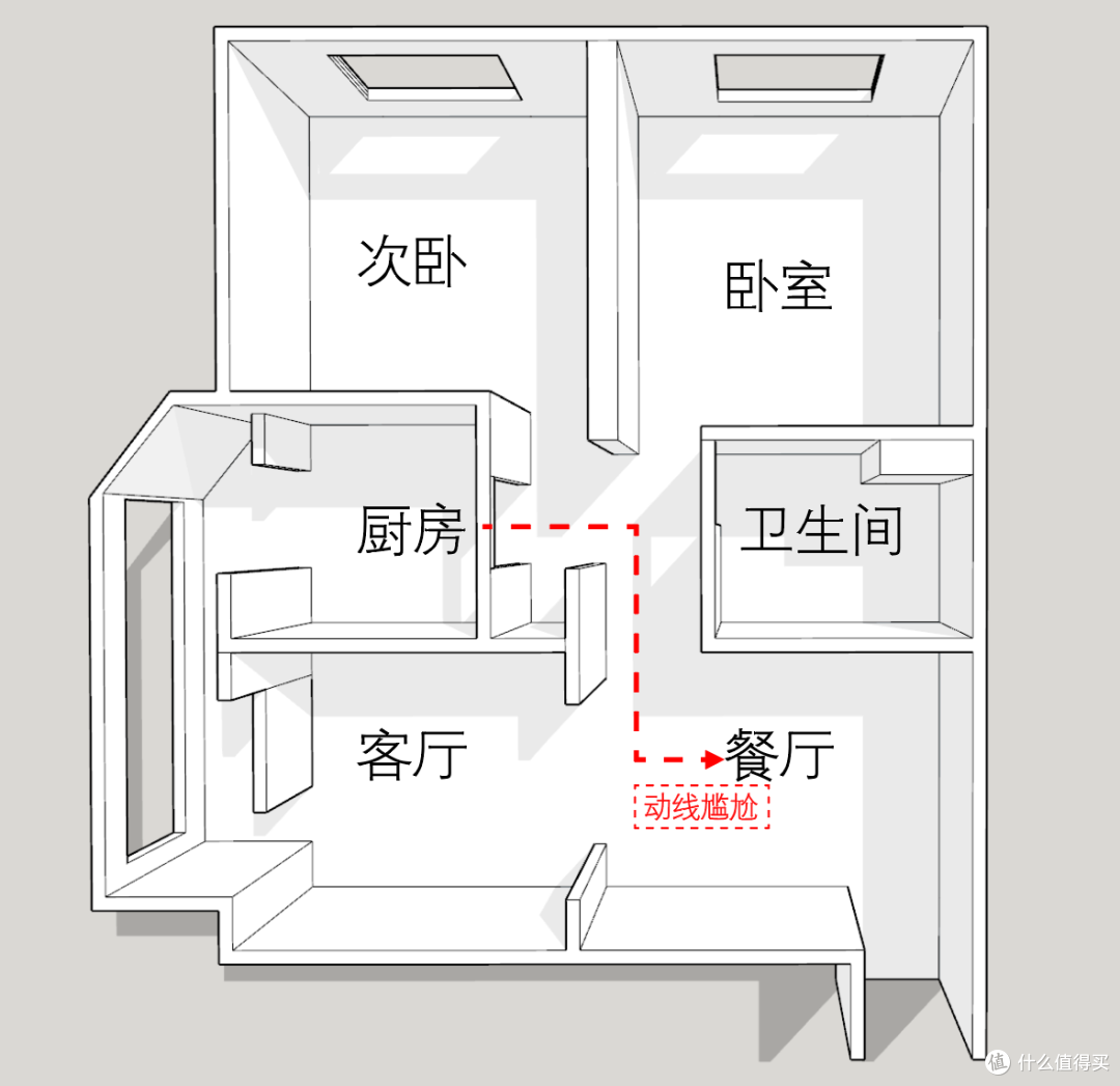 帝者小两居玩精致日系风,却整出超大西厨