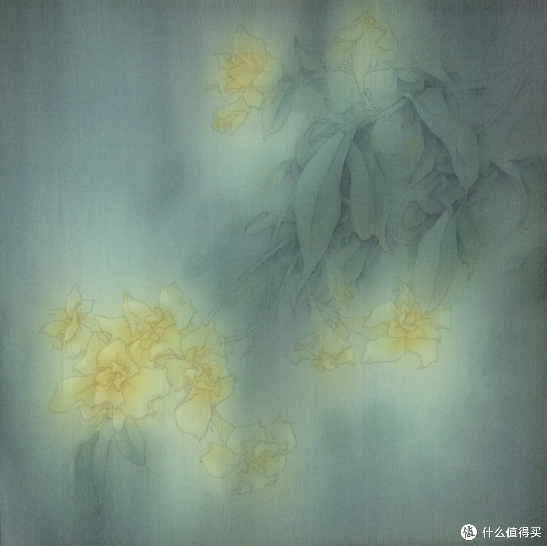 张惠哲 《流光·索》 国画 33×33cm