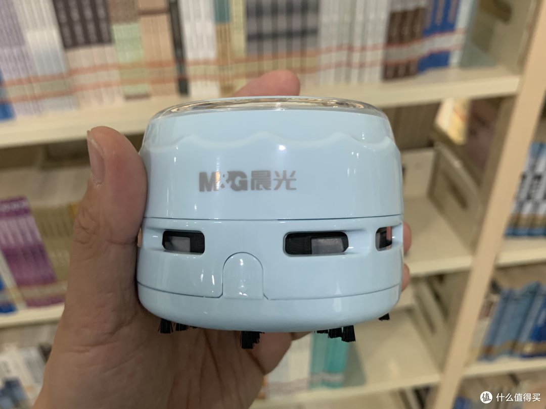 图书馆猿の晨光(M&G) 蓝色强力桌面吸尘器 简单晒