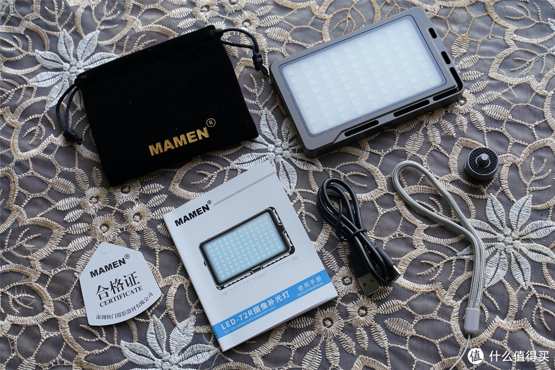 口袋里的全能RGB补光灯,MAMEN慢门LED-72R评测