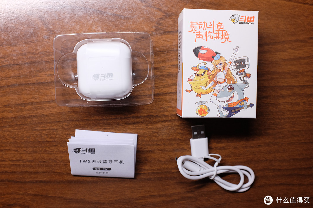 USB-C接口的tws丐老大，斗鱼牌分体式蓝牙耳机DW1