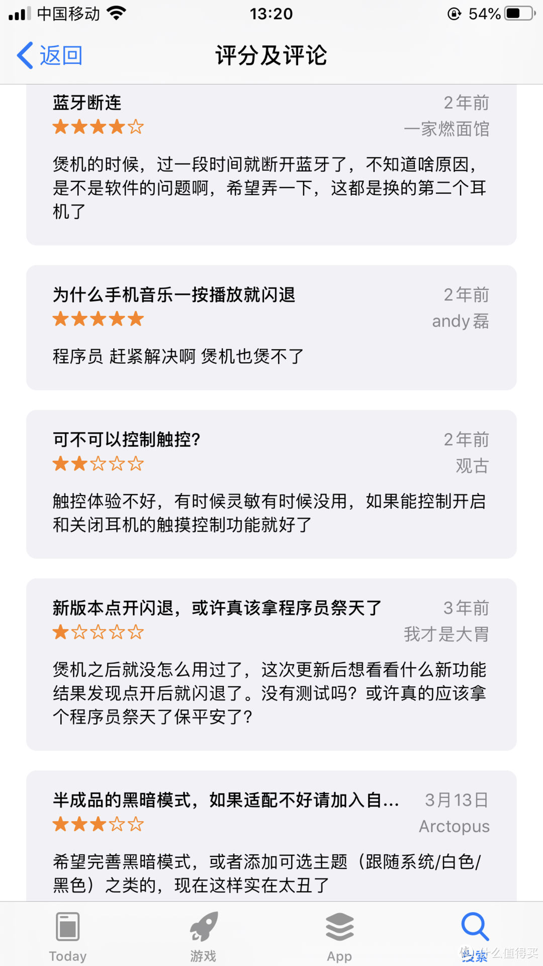 热心用户的评价,近期的比较少,基本都是比较久的