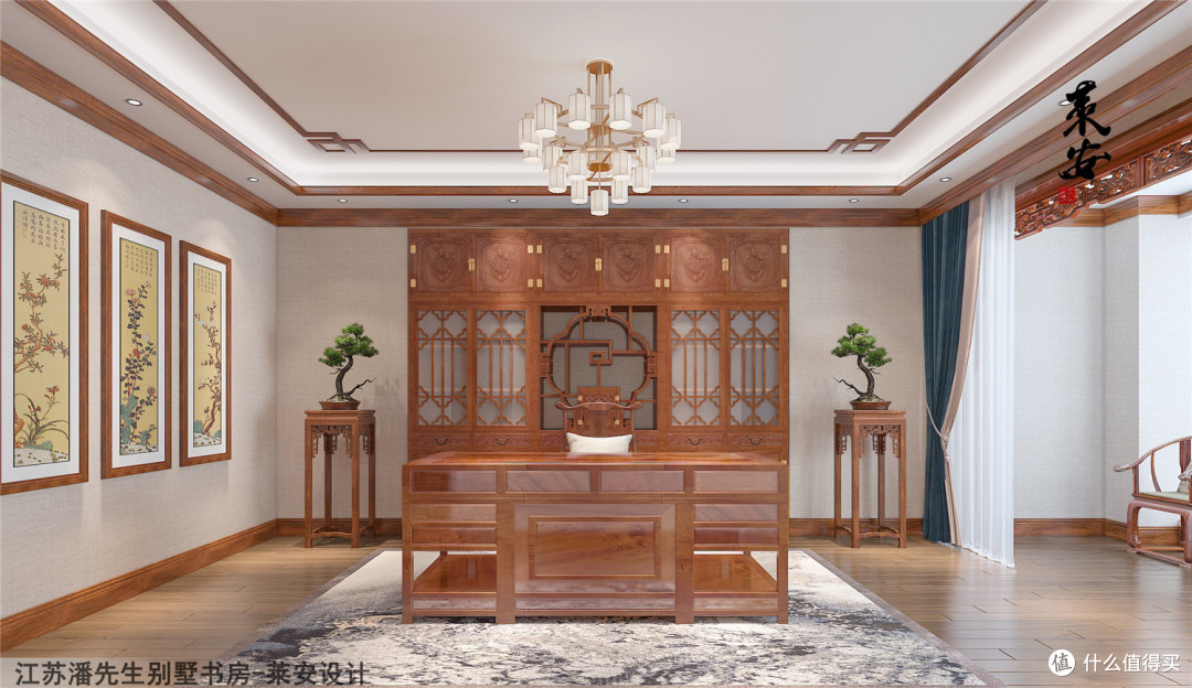 580㎡中式别墅:飞檐翘角,徽派古风,里面的庭院,太漂亮了!