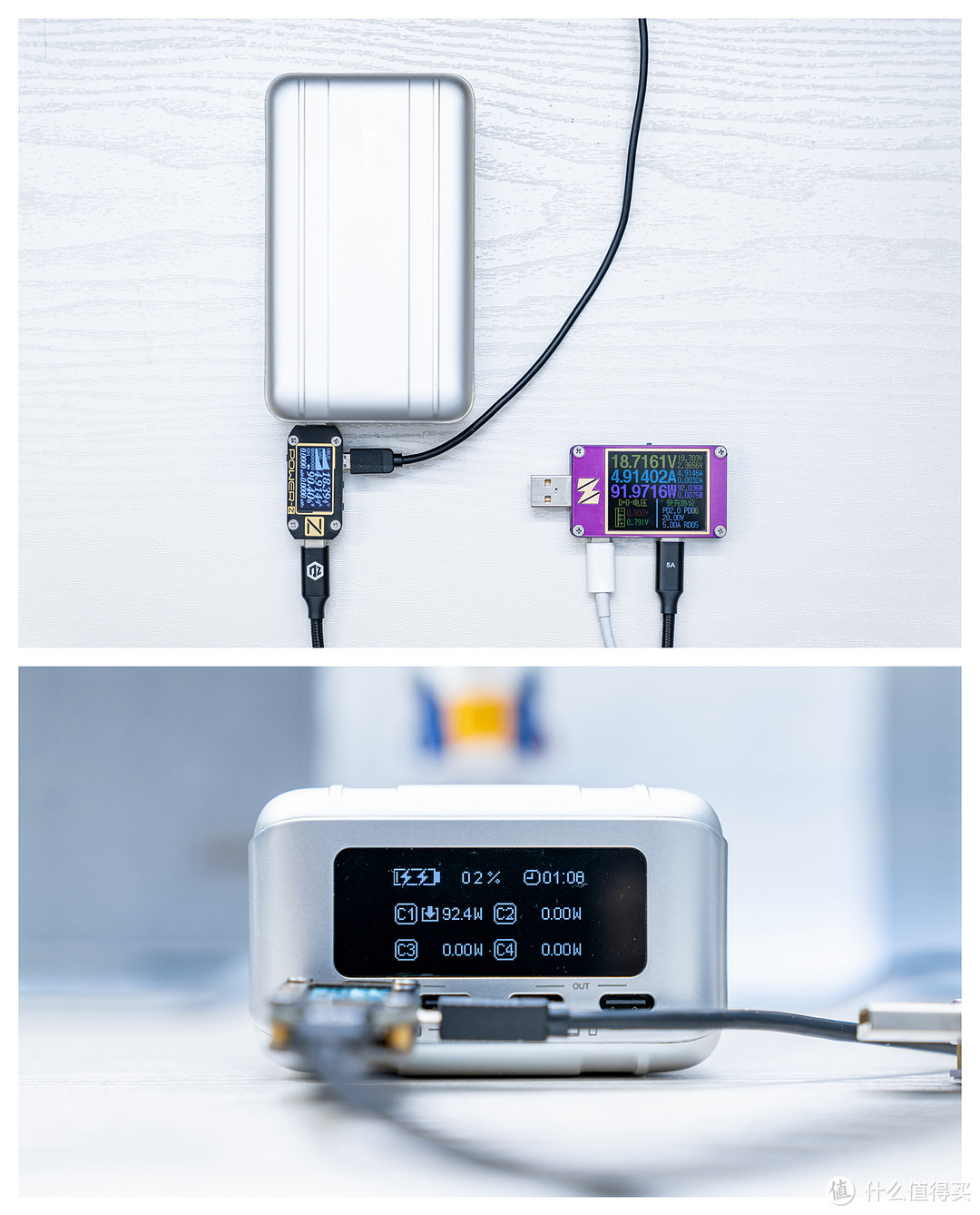 征拓 SuperTank Pro 移动电源评测：单口100W盲插+OLED屏显+固件可升级