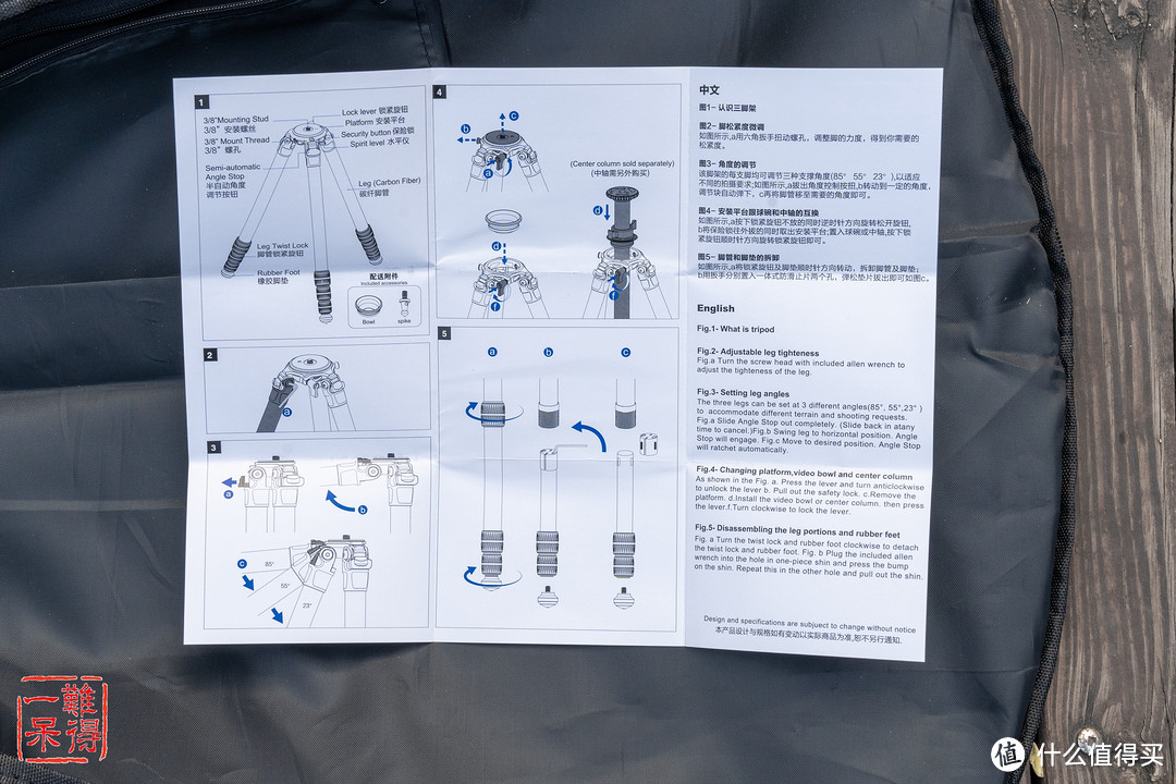 徕图 leofoto LM-324C 观鸟摄像碳纤维无中轴三脚架开箱及体验