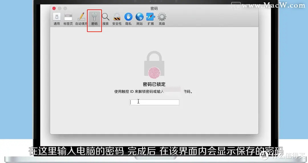 Mac小技巧：查看Mac电脑上面Safari保存的密码