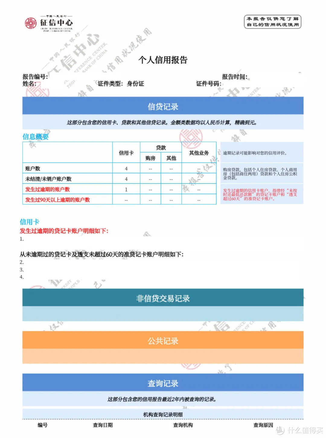 线下打印的详版个人信用报告，究竟比线上查询的简版报告详细在哪？