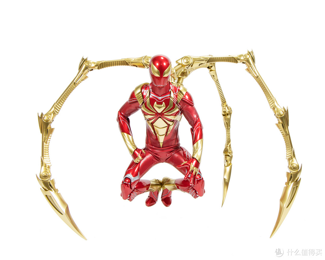 黄金机械腿才是主体!Hot Toys 游戏版钢铁蜘蛛侠 1/6 可动人偶