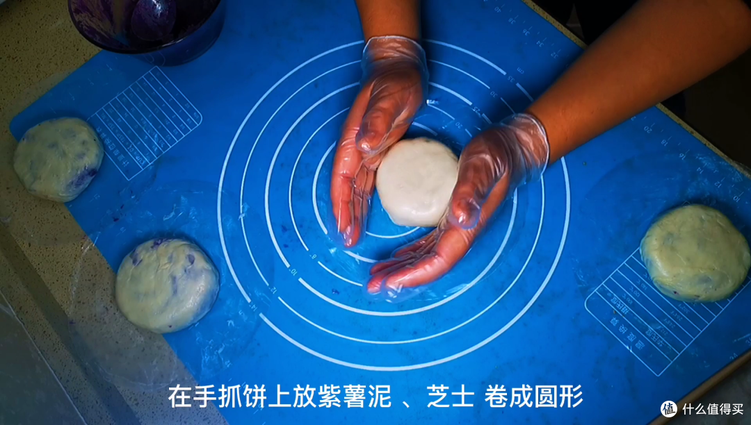 怎么吃也吃不胖的低脂低卡解馋小零食香酥紫薯饼,好吃不油腻