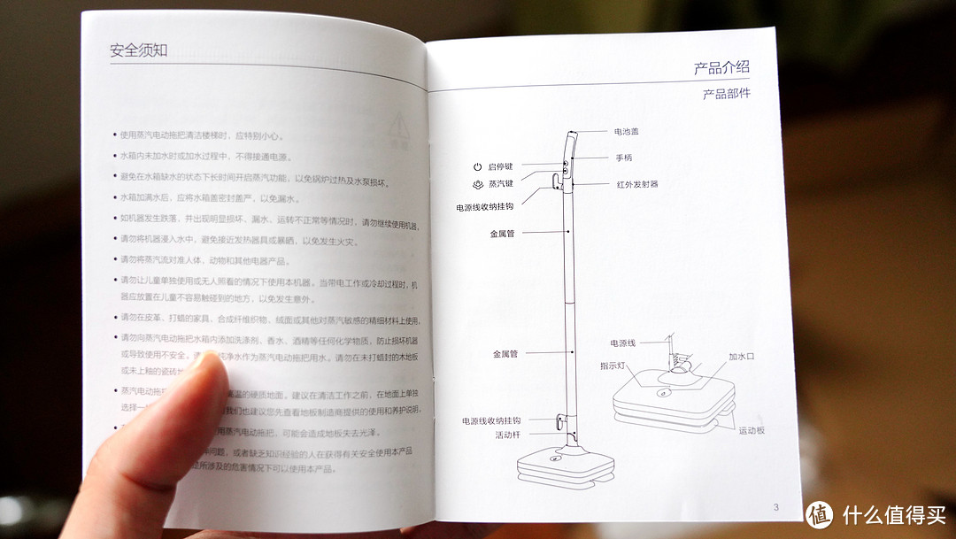 说明书上对于组件的位置介绍