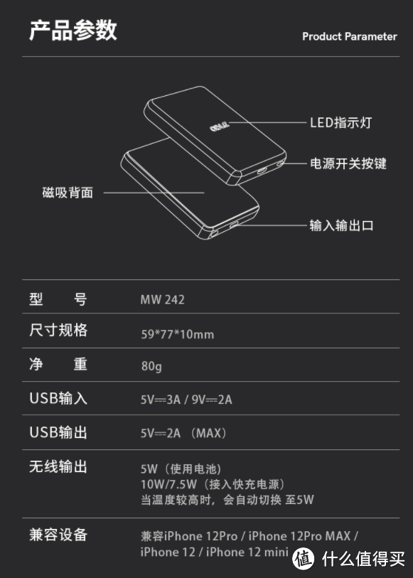 为iphone12而生，Oisle磁吸式无线充电宝简评！