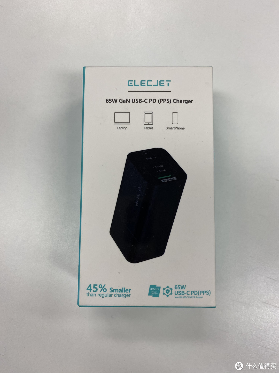 Surface充电器升级：电友ELECJET 65w GaN 黑色X21+诱骗线