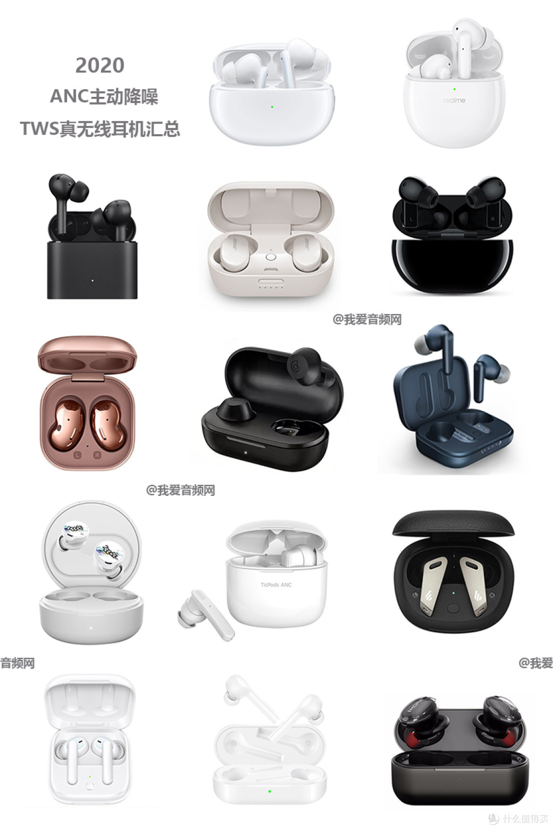 2020年ANC主动降噪TWS耳机新品汇总,14款各具特色产品由你选择