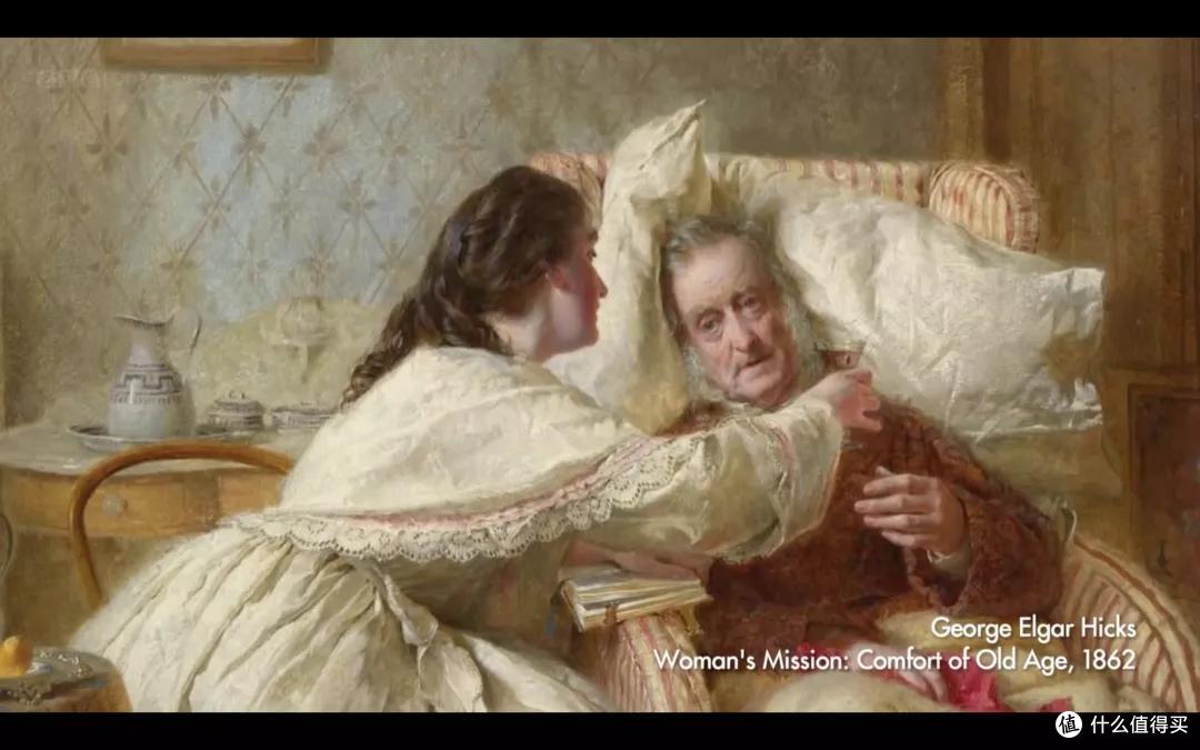 《Woman’s Mission: Comfort of Old Age》 George Elgar Hicks  1862