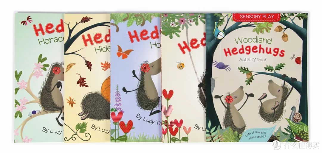 Hedgehugs刺猬的抱抱，一套4本+1本活动手册