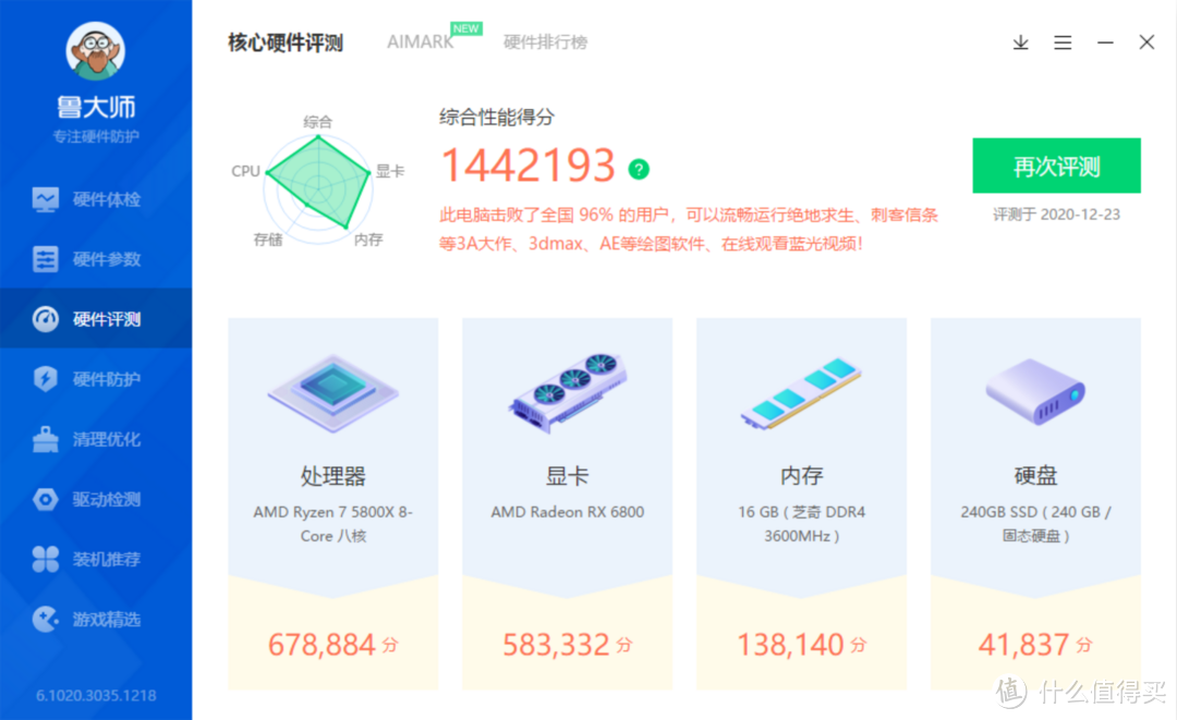 RDNA2架构战力表现如何?撼讯RX6800红龙显卡上手评测