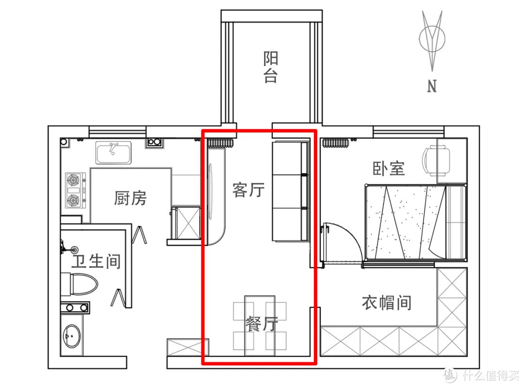 不足50㎡老破小，逆袭塞下大衣帽间，明亮通透像宫殿！