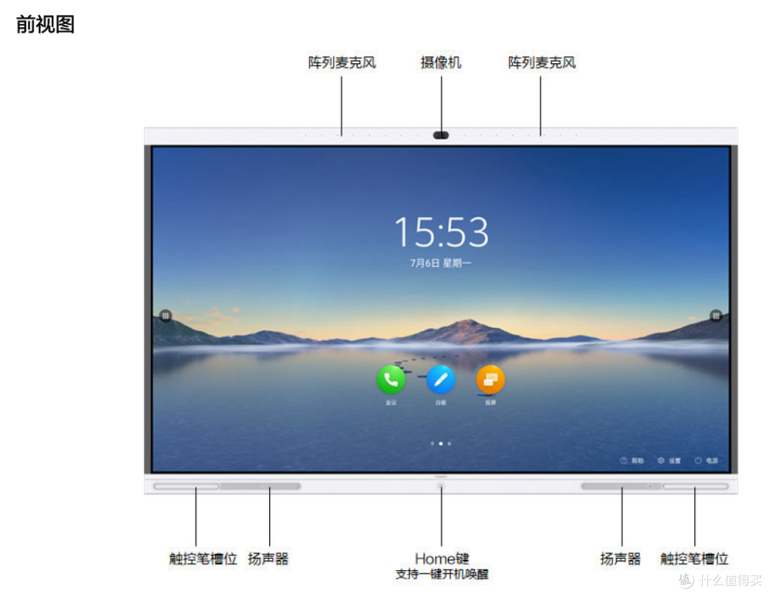 贵重、智简、实用的超大企业PAD--华为企业智慧屏 IdeaHub Pro 65寸款智慧屏