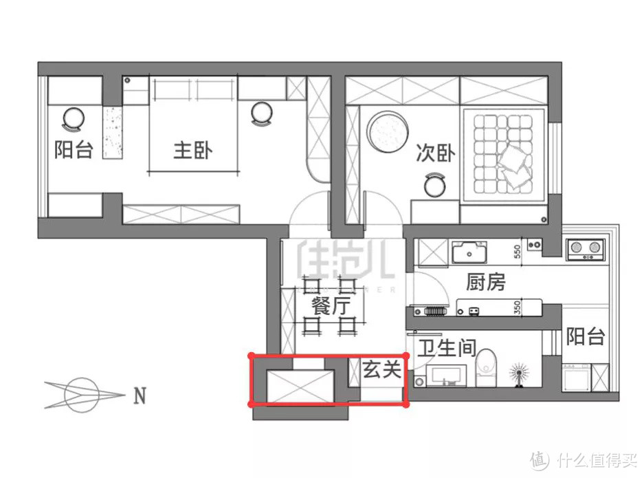 爆改61㎡老破小，收纳超50%，竟然连客厅都不要了！