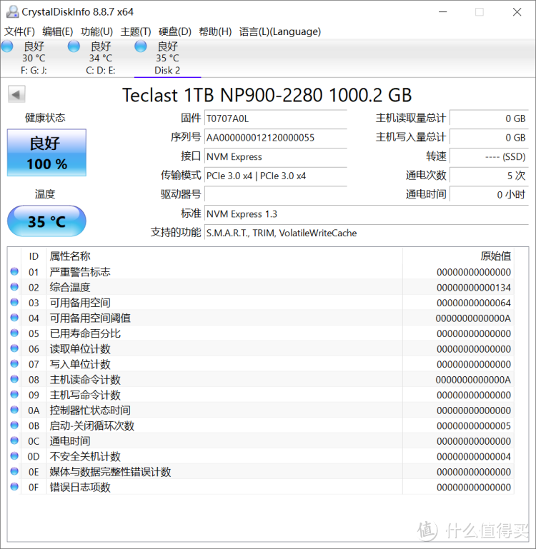 补齐电脑性能短板：台电 幻影系列 NP900 NVMe 固态硬盘评测