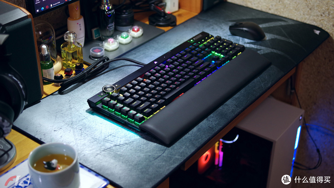 4000Hz动力核心，OPX光轴船新旗舰 | 美商海盗船 Corsair K100 机械键盘简评