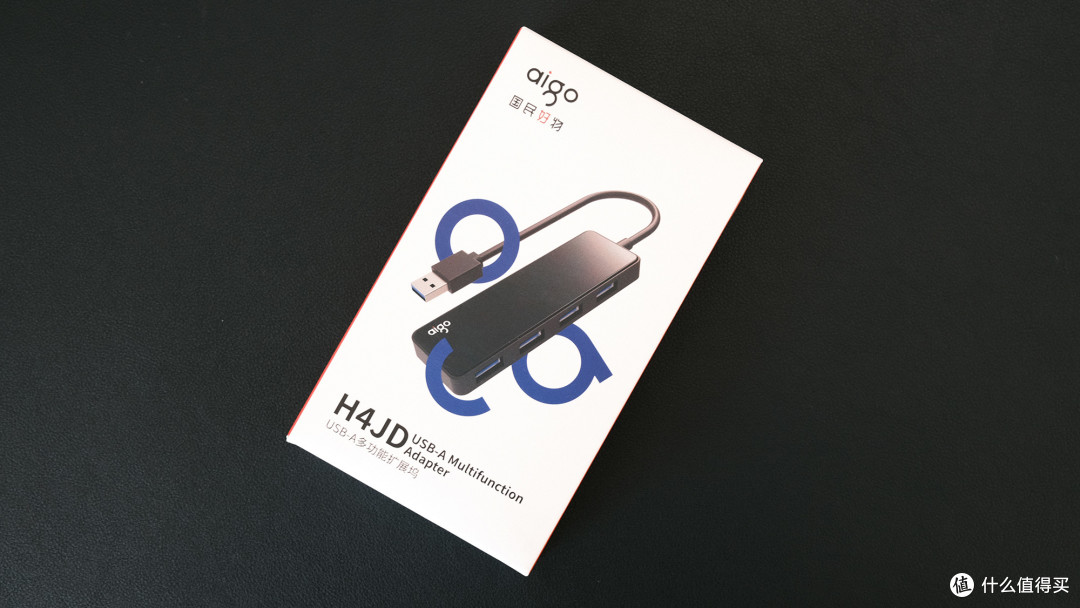 aigo一拖四USB3.0集线器使用分享