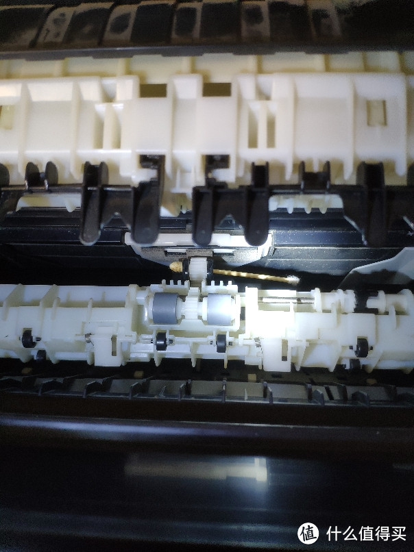 更换佳能MG35XX打印机搓纸轮，解决不主动进纸问题