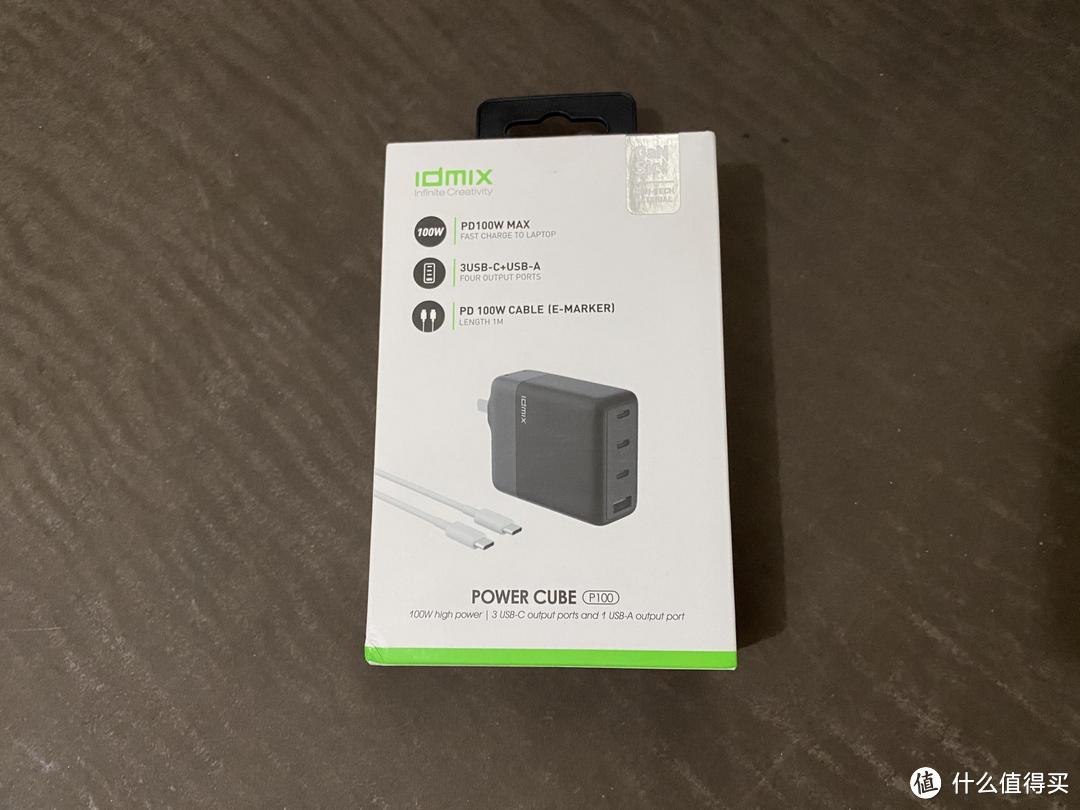 黑科体验： IDMIX 100W 3C1A氮化镓充电器