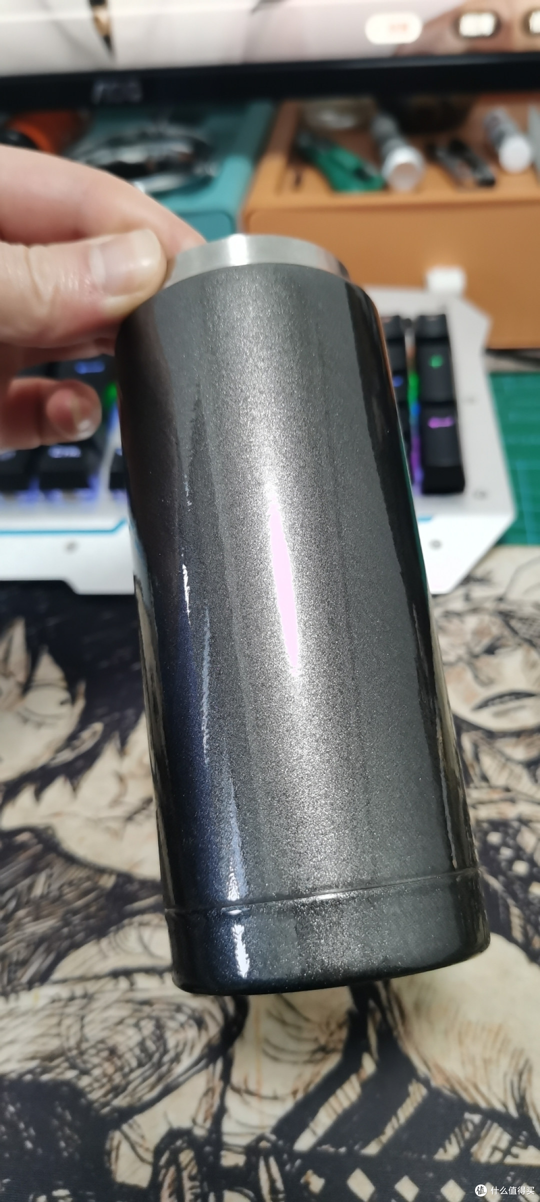 挽救中年人的保温杯-自喷漆的正确打开方式
