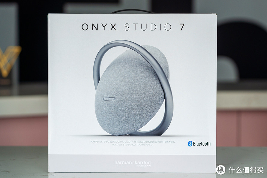 オーディオ機器 アンプ 哈曼卡顿ONYX STUDIO 7蓝牙音箱首发评测：星环造型兼备科技感和艺术美_ 