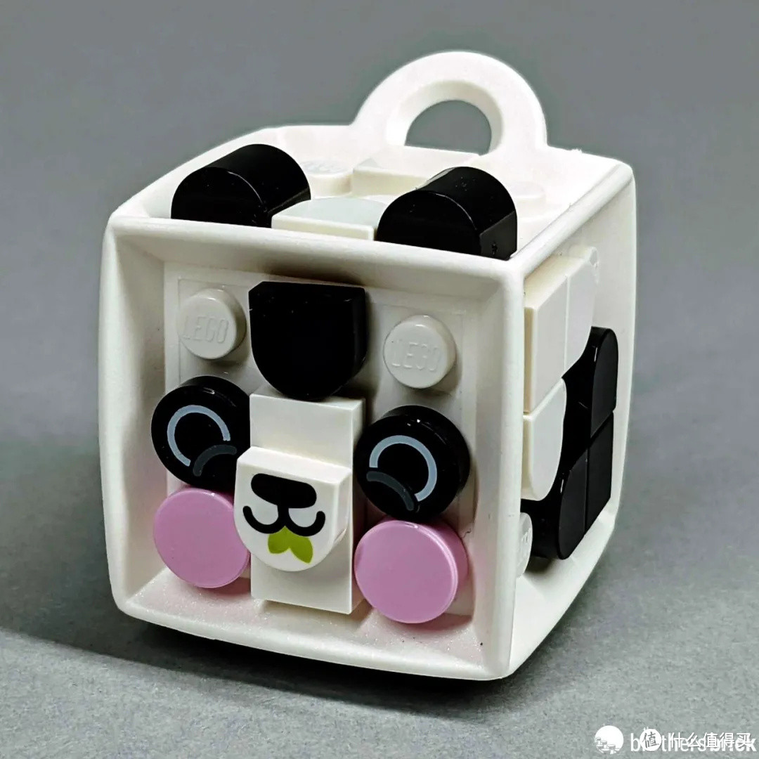 乐高DOTS系列41930大熊猫挂饰开箱测评