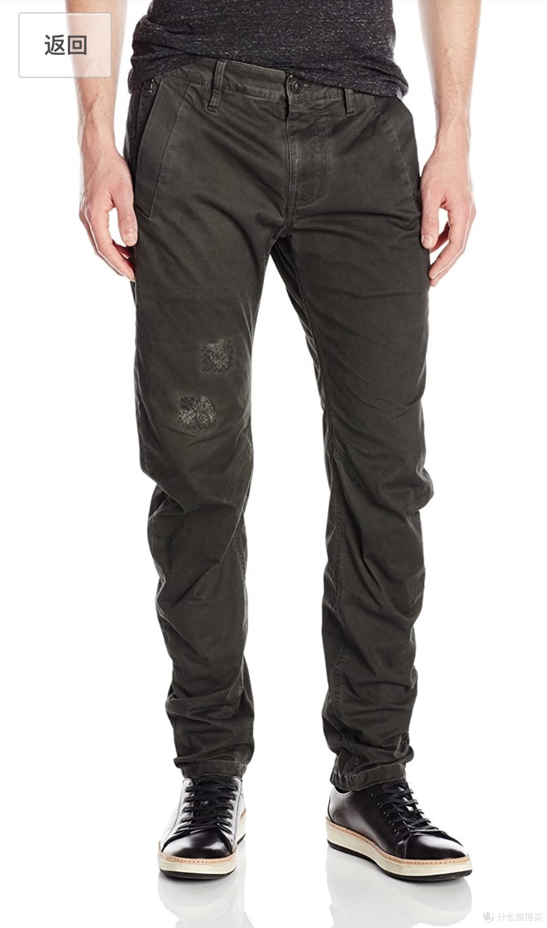 版型超正的G-STAR RAW Bronson 3d Slim 卡其裤