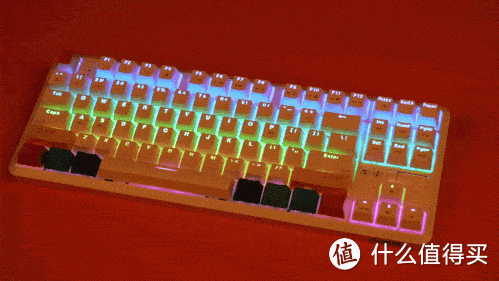 300元以内，RGB灯效+滚轮键，黑爵K870T我的第一款机械键盘