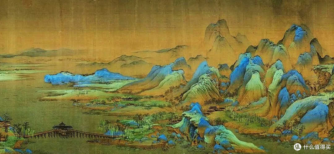 《千里江山图》局部