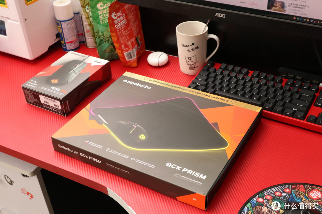 纯正的电竞血统 赛睿Rival310+ QcK Prism