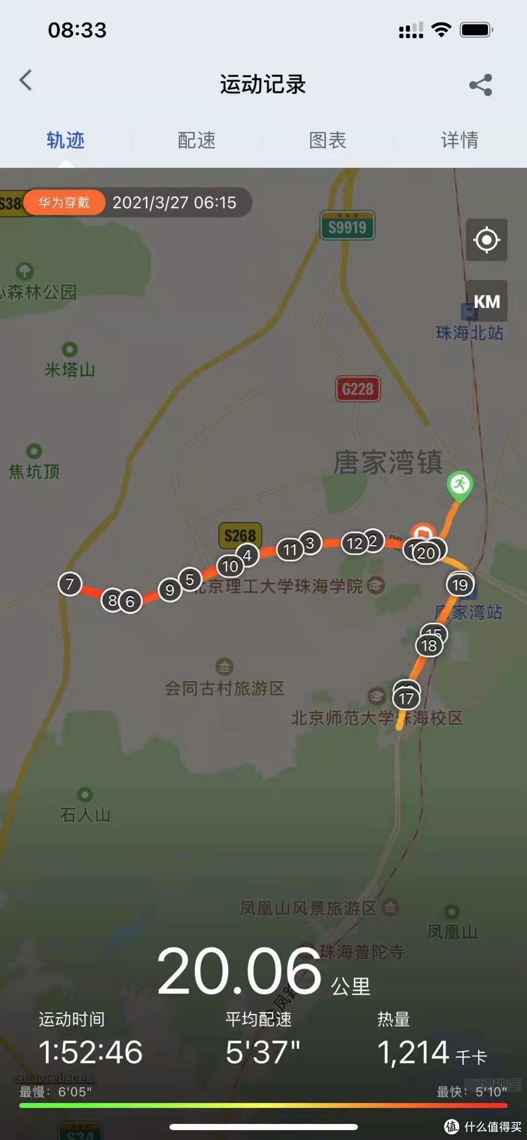 在公司附近小跑一段