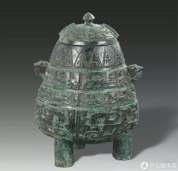 中国古美術【象耳六角銘文壺】周青銅器 盛酒器 酒具 純