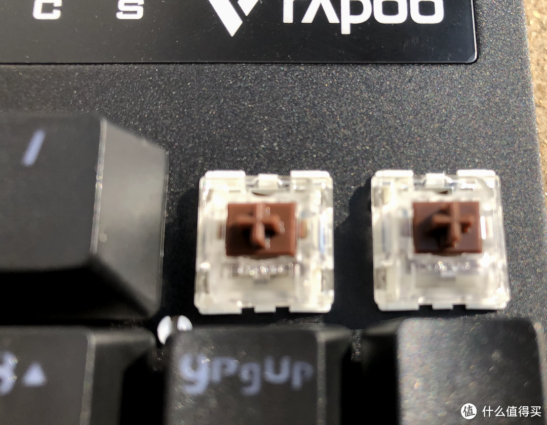 雷柏V500 pro 机械键盘 混光版茶轴 开箱