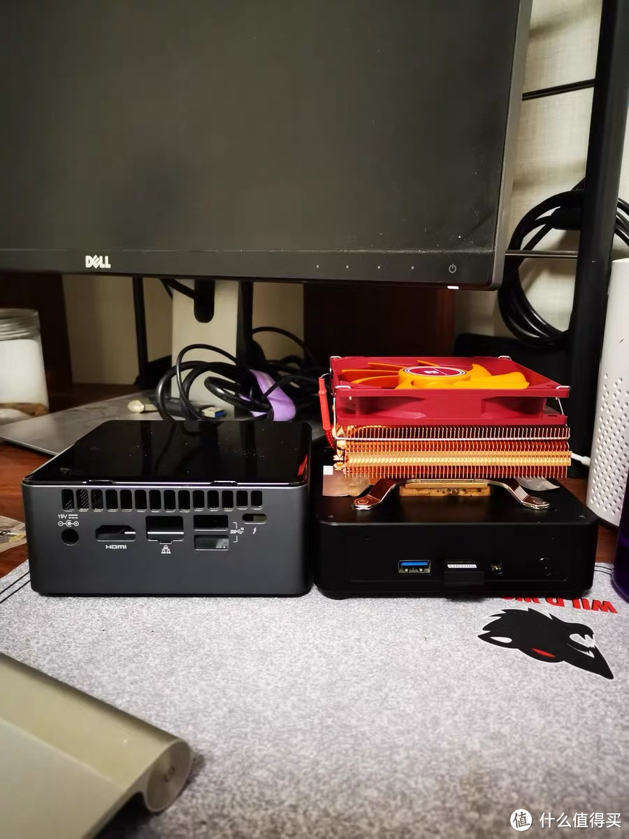 NUC8双烤50W不爆炸？DIY PC版机箱焦作人 小伙直呼：魔鬼吧！