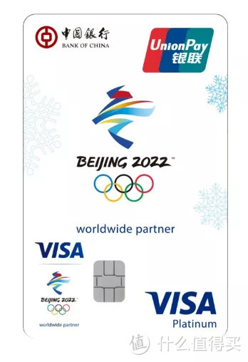 2022冬奥主题信用卡,圆你中行5倍积分梦!