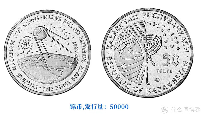 【哈萨克斯坦】航天太空系列银坦币赏析