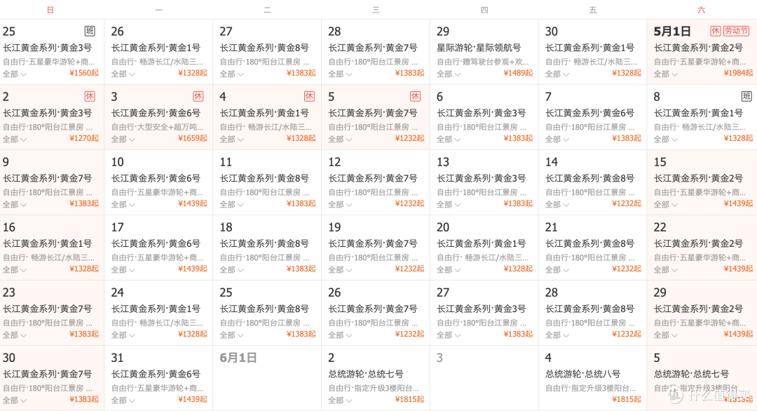 长江河轮最全参数测评,看完你就会选船了