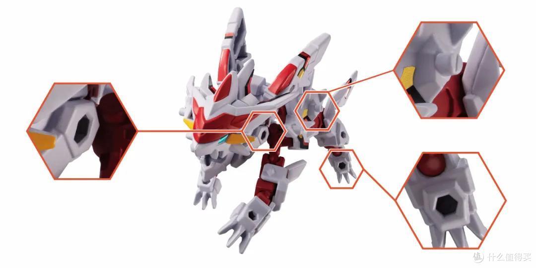 万代食玩动物机甲diy拼装党的最强神物