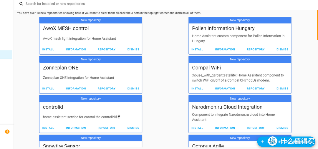 点击右下角+号搜索Control Sonoff Devices from Home Assistant并安装