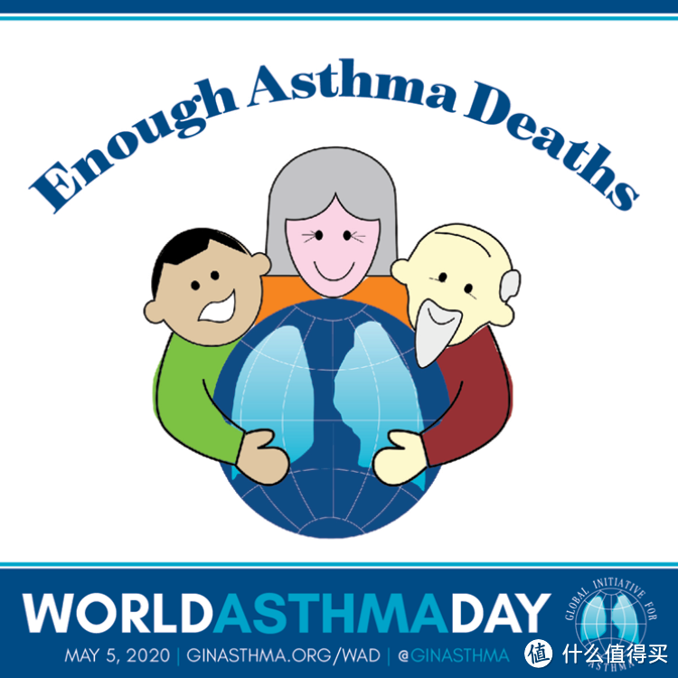 图为2020年世界哮喘病日主题