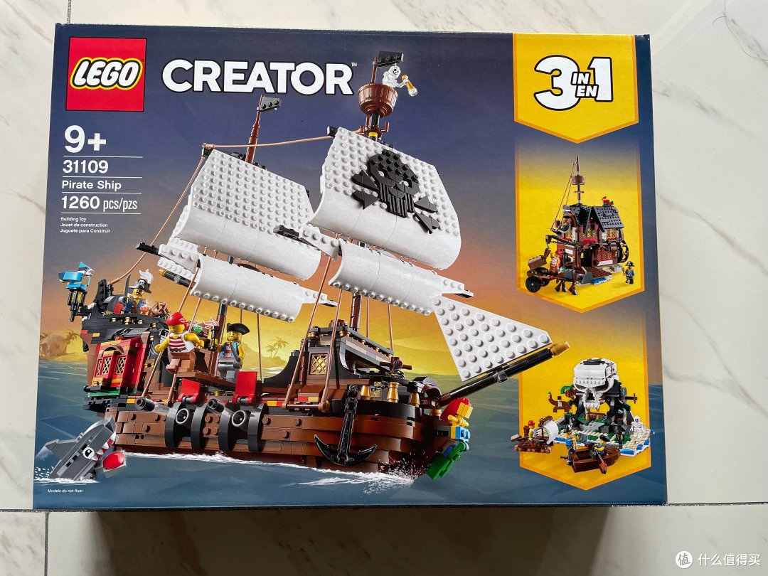 以娃之名,实现航海探险梦—晒新入手的Lego创意百变系列31109海盗船
