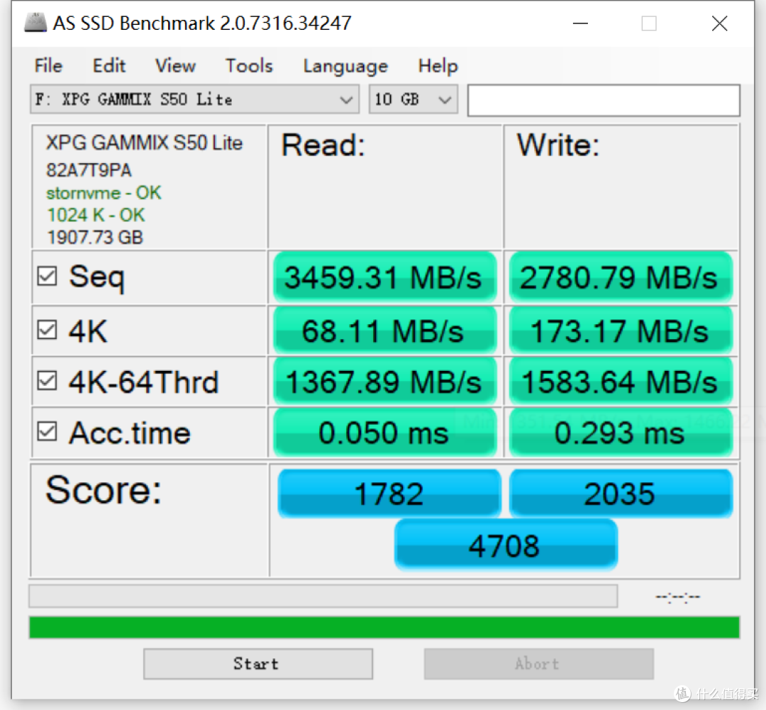 1块2毛钱1GB的PCIe 4.0？威刚S50 Lite 2TB上手评测