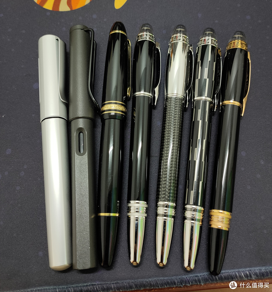 和手上一些德系钢笔外观、尺寸的比较