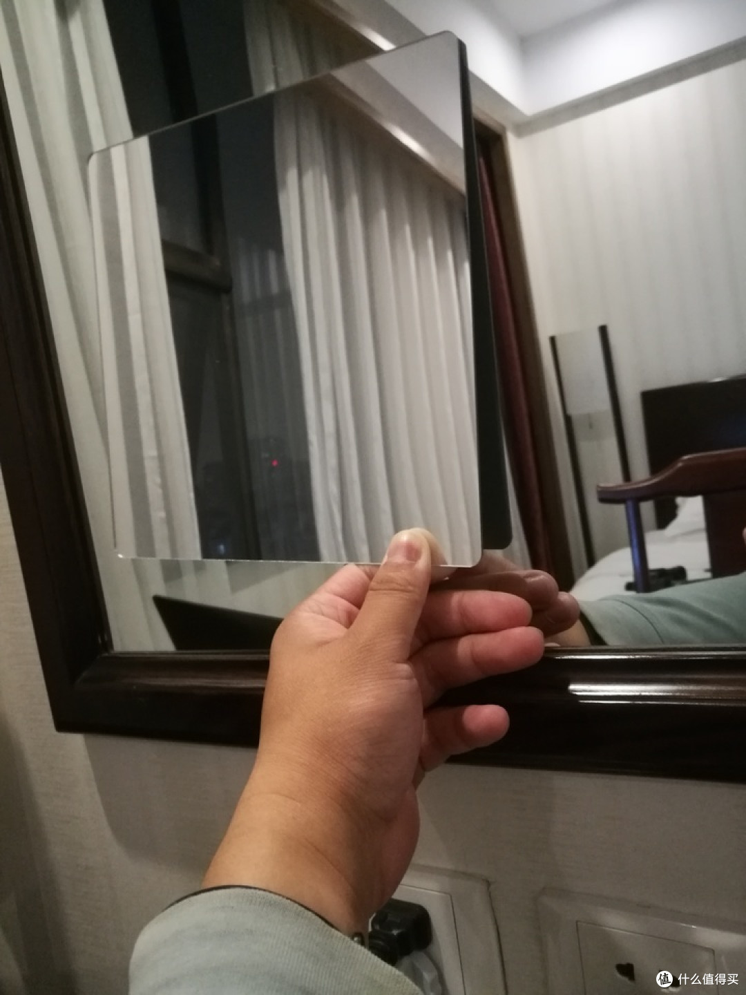 23包邮的无框安全有机玻璃镜片镜子开箱测评(20*20)