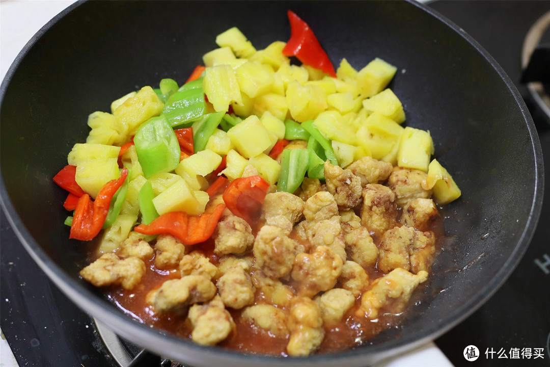 这菜,每次买菠萝孩子都点名要吃,好吃还营养,条件允许要多吃